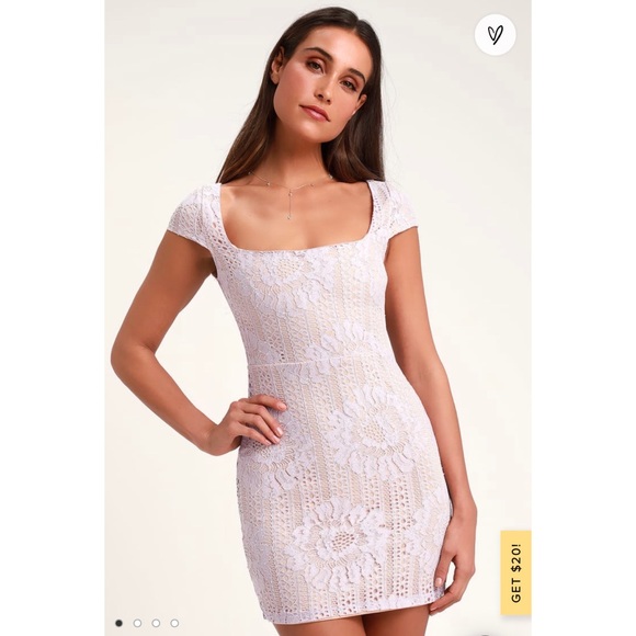 Lulus Dresses & Skirts - Lulu's violet lace mini dress